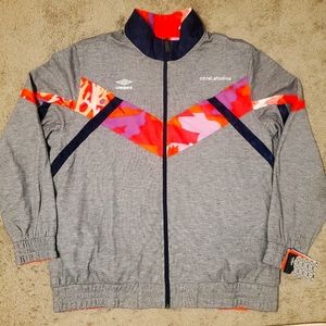 Umbro Premier X Coral Studios Mens Sz.XL Reversible Full Zip Jacket Rare $180